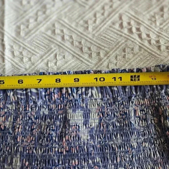 Sundry Wild Floral Smocker Ruffled Mini skirt sz 12 NWT - Picture 5 of 8